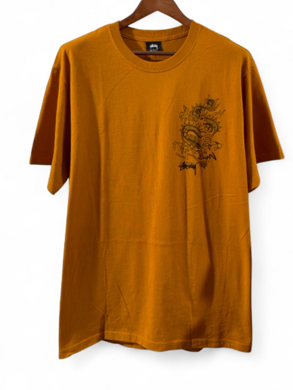 VTG Stüssy Archive Funky Tribe Caramel Graphic T-Shirt Size Men’s Large (NWT)
